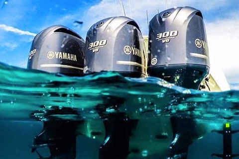 Yamaha Motors in water